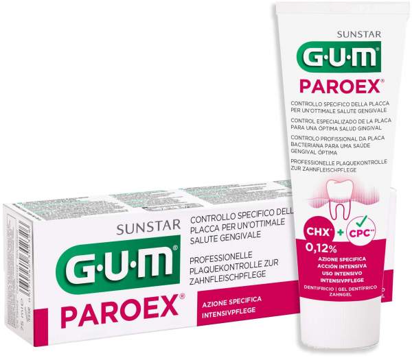 Gum Paroex Chlorhexidin 0,12% Zahngel 75 ml