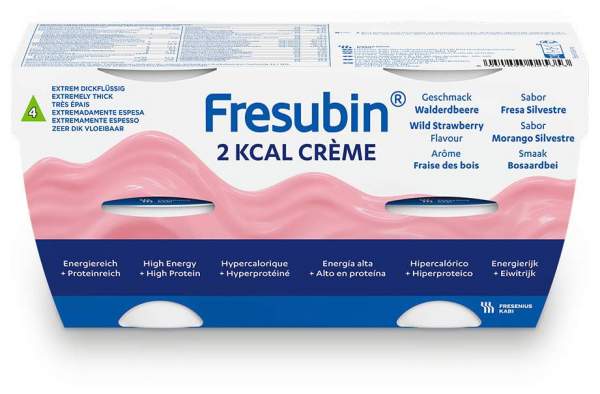 Fresubin 2 Kcal Creme Walderdbeere im Becher 4 x 125 g