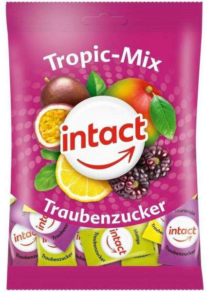 Intact Traubenzucker Beutel Tropic-Mix