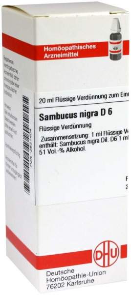 Dhu Sambucus Nigra D6 Dilution