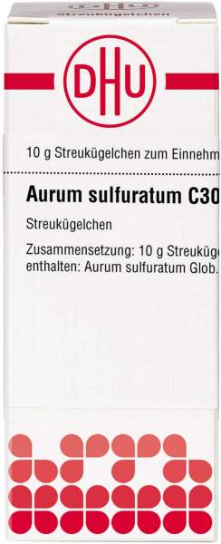 Dhu Aurum Sulfuratum C30 Globuli 10 G