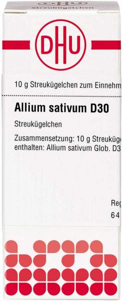 Allium Sativum D 30 Globuli 10 g