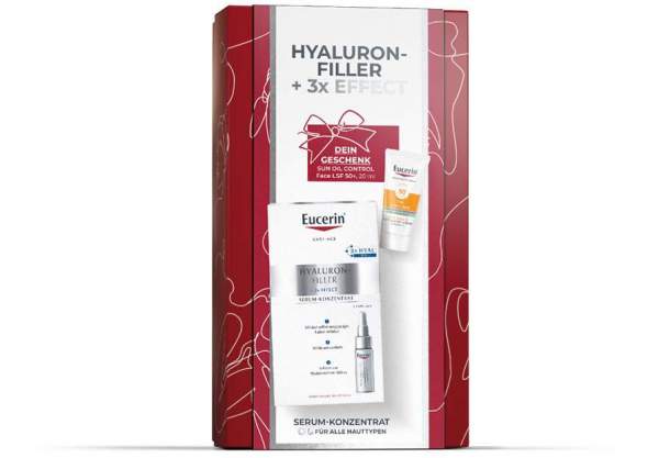 Eucerin Weihanchtsset Anti Age Hyaluron Filler Serum Konzentrat 6 x 5 ml Ampullen