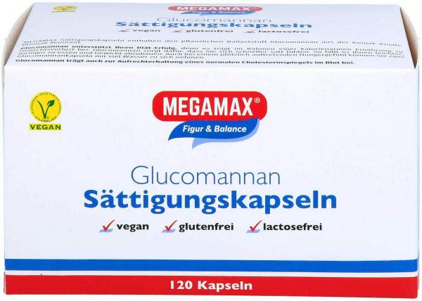 Megamax Sättigungskapseln Glucomannan