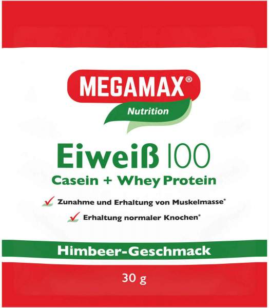 Eiweiss 100 Himbeer Megamax 30 G Pulver