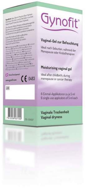 Gynofit Vaginal Gel zur Befeuchtung 6 X 5 ml