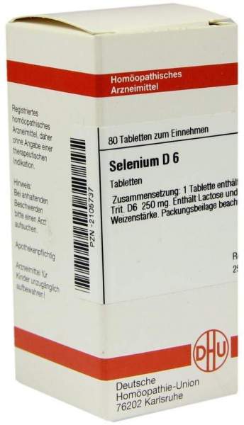 DHU Selenium D6 80 Tabletten