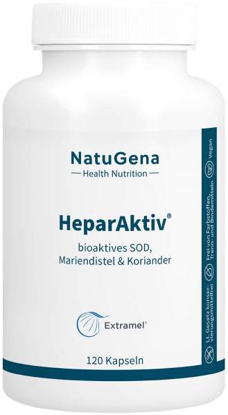 Heparaktiv Sod + Bio-Mariendistel + Bio-Koriander 120 Kapseln
