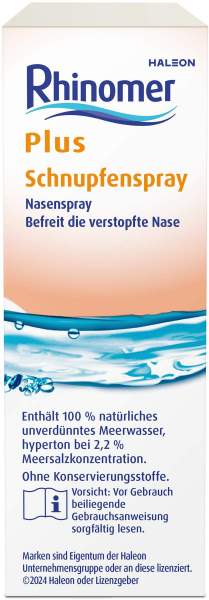 Rhinomer Plus 20 ml Schnupfenspray