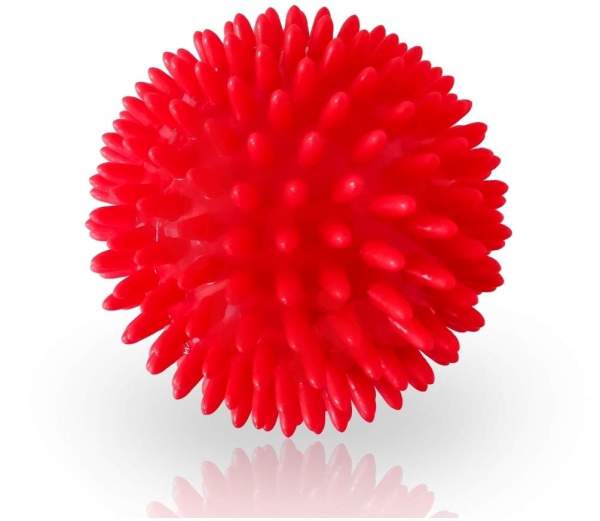 Massageball Igel Rot 9 cm