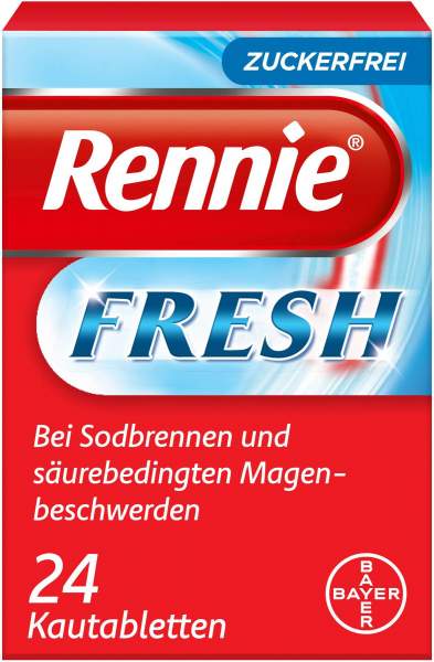 Rennie Fresh zuckerfrei 24 Kautabletten