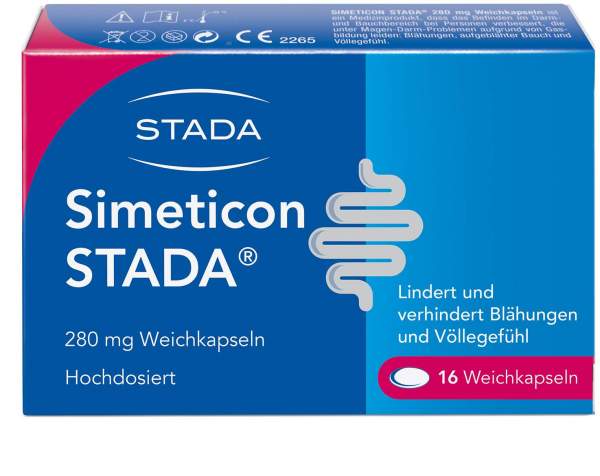 Simeticon Stada 280 mg 16 Weichkapseln
