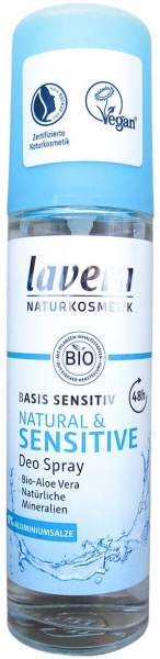Lavera Deodorant Spray Basis Sensitiv Natural &amp; Sensitive 75 ml