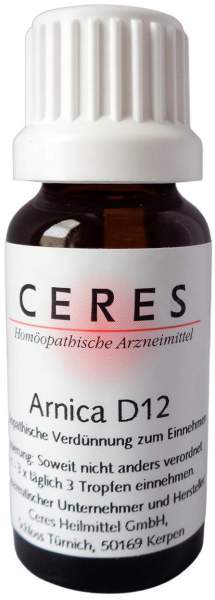 Ceres Arnica D 12 Dilution 20 ml