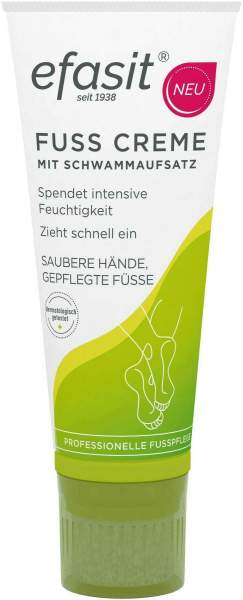 Efasit Fuß Creme Mit Schwammaufsatz 75 ml