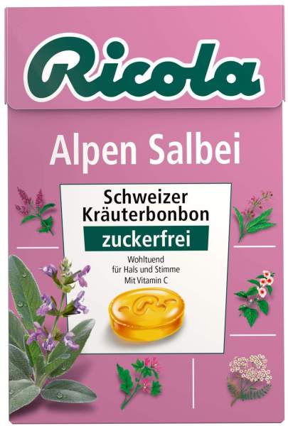 Ricola Box Alpen Salbei zuckerfrei 50 g