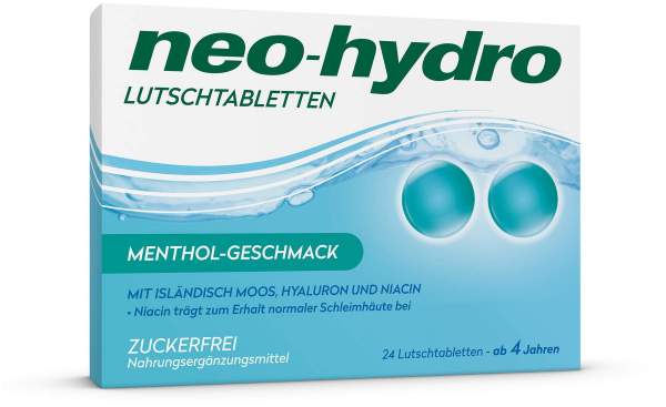 Neo-Hydro Lutschtabletten Menthol 24 Stück