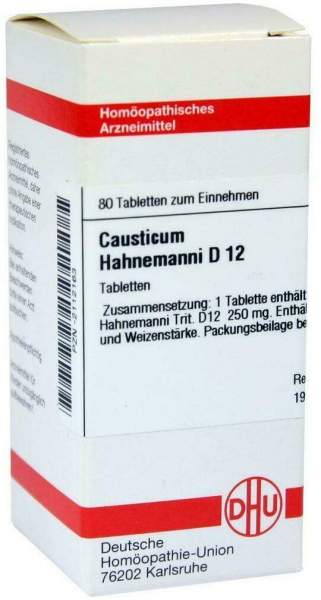 Dhu Causticum Hahnemanni D12 80 Tabletten