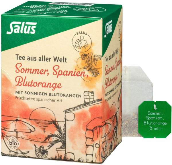 Sommer Spanien Blutorange Bio Salus Filterbeutel 15 Stück