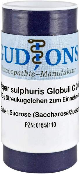 Hepar sulphuris C 200 Einzeldosis Globuli 0,5 g