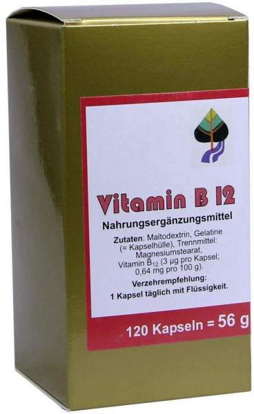 Vitamin B12 Kapseln 120 Kapseln