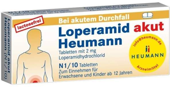 Loperamid akut Heumann 10 Tabletten