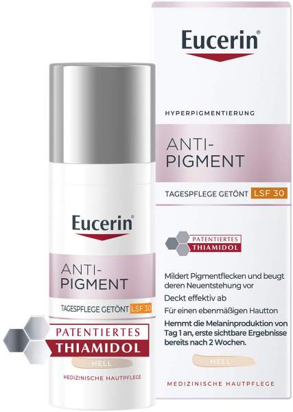 Eucerin Anti-Pigment Tagespflege Getönt hell 50 ml Creme