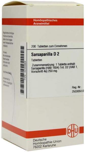 Sarsaparilla D 2 Tabletten