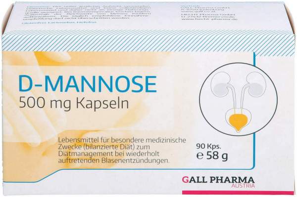D-Mannose 500 mg GPH 90 Kapseln