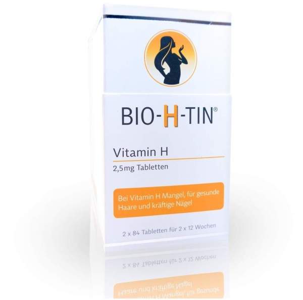 Bio-H-Tin Vitamin H 2,5 mg für 2 x 12 Wochen 2 x 84 Tabletten