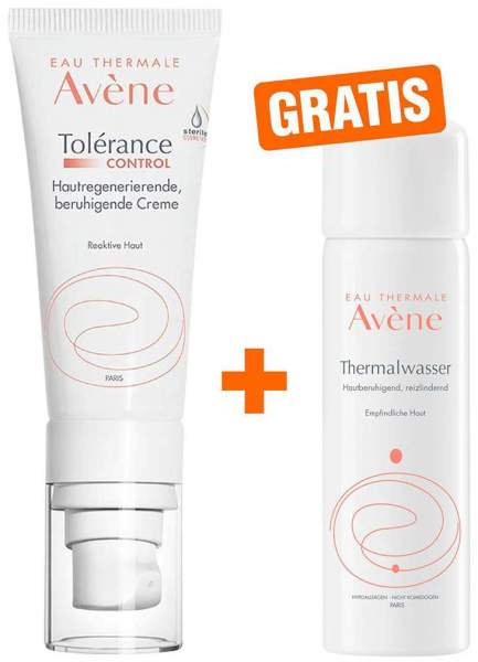 Avene Tolerance Control Creme 40ml + gratis Avene Thermalwasser Spray 50 ml