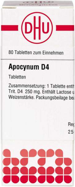 APOCYNUM D 4 Tabletten 80 Stück
