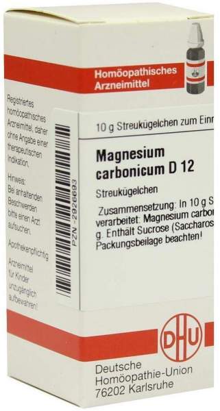 Magnesium Carbonicum D 12 Globuli