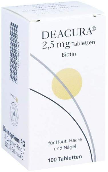 Deacura 2,5 mg 100 Tabletten