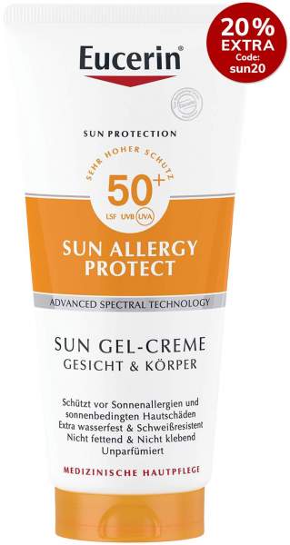 Eucerin Sun Allergy Protect Sun Gel-Creme LSF 50+ 200 ml