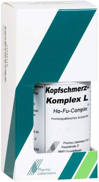 Kopfschmerz Komplex L Ho Fu Complex 100 ml Tropfen