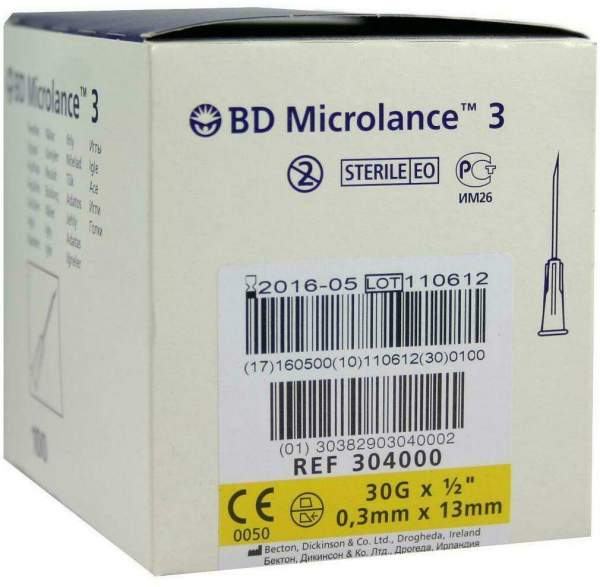 Bd Microlance Kanüle 30 G 0,29x13 mm