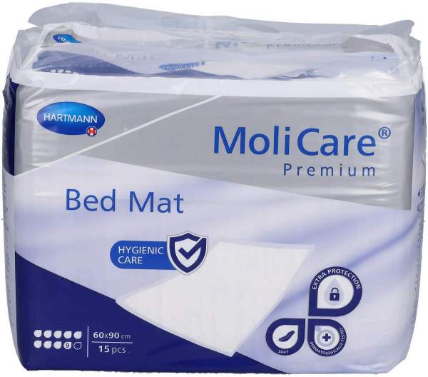 Molicare Premium Bed Mat 9 Tropfen 60 x 90 cm 15 Stück