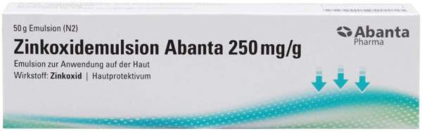 Zinkoxidemulsion Abanta 250 mg-g 50 g