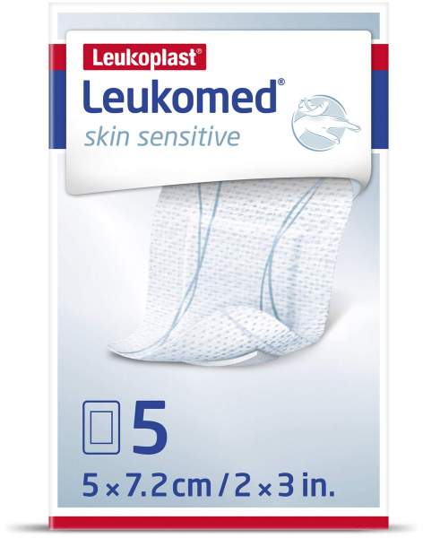 Leukomed Skin Sensitive Steril 5 X 7,2 cm 5 Wundverbände