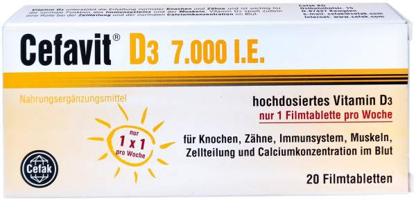 Cefavit D3 7.000 I.E. 20 Filmtabletten