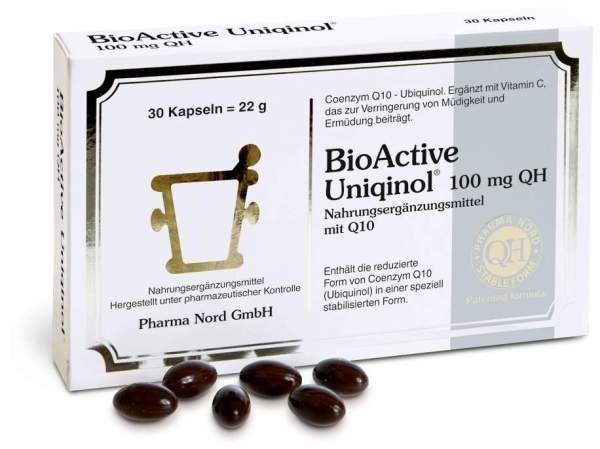 Bioactive Uniqinol 100 mg Qh Pharma 30 Kapseln