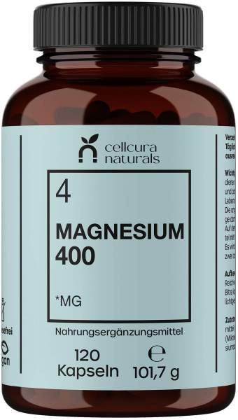 Cellcura Naturals Magnesium 400 120 Kapseln