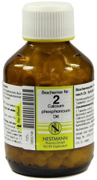 Biochemie 2 Calcium Phosphoricum D 6 400 Tabletten