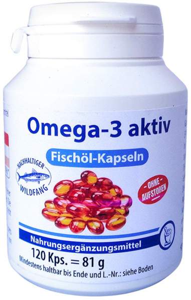 Omega-3 Aktiv Fischöl 120 Kapseln
