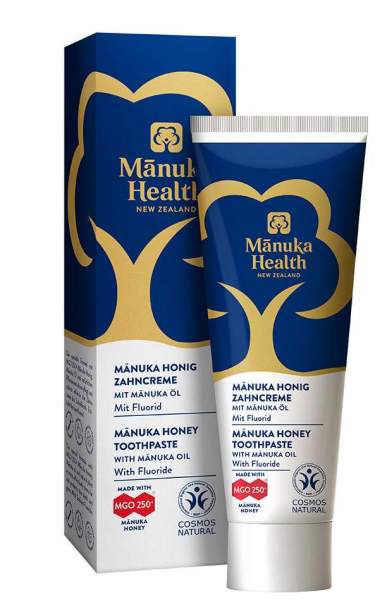 Manuka Health Honig Zahncreme mit Fluorid 75ml