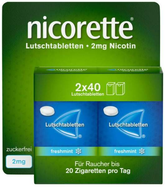 Nicorette Freshmint 2 mg 80 Lutschtabletten