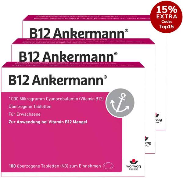 B12 Ankermann 3 x 100 überzogene Tabletten