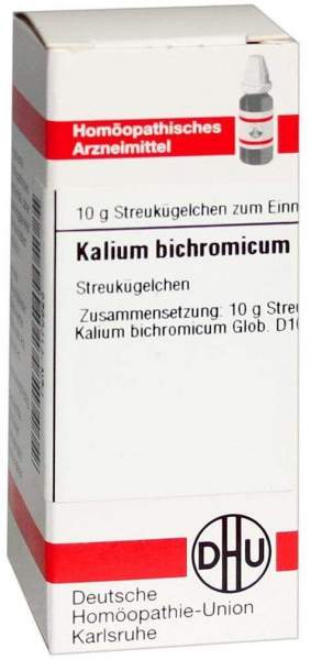 Kalium Bichromicum D 10 Globuli