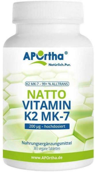 Aportha Vitamin K2-Mk7 200 m63g Tabletten 365 Stü